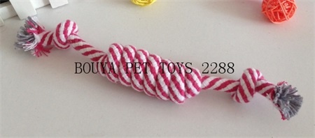 Clean dog teeth toy cotton rope knot shape 2288