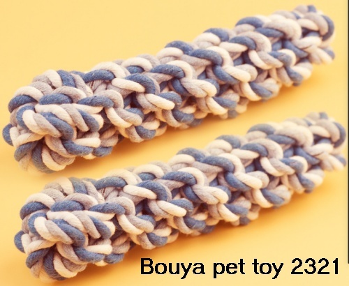 Woven mixed colors pet toys Bones  2321