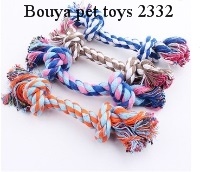 Dog pet toys supplies Cotton Chew rope Dog Durable Braided Bone bites rope 23cm for Small dogs  2332