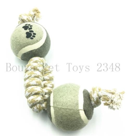 Dog toy Rope tennis ball 2348