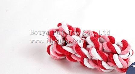 Pet toy bones shape cotton rope 2177