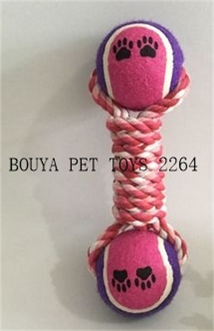 Pet Chew Toy Puppy Dog Clean Teeth Training tennis ball 2264