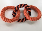 Cotton rope pet ring
