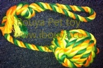 Dog toy Tough Twist Rubber & Rope Ball Tug 11