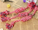 Rope toy knot for dog handles 2262