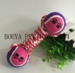 Pet Chew Toy Puppy Dog Clean Teeth Training tennis ball 2264